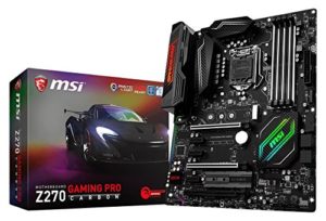 MSI 7A63-001R Z270 Gaming Pro Carbon Mainboard - Poker-Setup